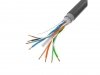 Lanberg Kabel LAN UTP KAT-6 305M drut outdoor żelowany CU fluke passed, czarny