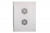 Extralink Szafka wisząca rack 4U 600x450 szara szklane drzwi