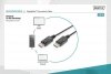 Digitus Kabel połączeniowy DisplayPort z zatrzaskami 1080p 60Hz FHD Typ DP/DP M/M czarny 2m