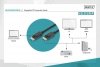Digitus Kabel połączeniowy DisplayPort z zatrzaskami 8K 30Hz UHD Typ DP/DP M/M czarny 2m