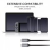 AUKEY CB-CD6 nylonowy kabel Quick Charge USB C - USB C | 2m | 3A | 60W PD | 20V