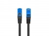 Lanberg Patchcord kat.6a S/FTP CCA 15.0m Czarny