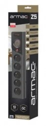 Armac Listwa zasilająca Z5 5m 5x230V 10A  Z5/50/CZ czarna