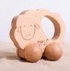 iWood Drewniany samochodzik do chwytania Owca