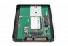 Digitus Adapter na dysk SATA/HDD 2,5 M.2 /mSATA SATA 3,6 Gbit/s, zapis do 520 MB/s Aluminiowa