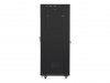 Lanberg Szafa instalacyjna rack stojąca 19 37u 600x800 czarna, drzwi szklane lcd (Flat pack)