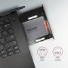 AXAGON RSS-CD09 Ramka na 2,5 SSD-HDD do gniazda DVD, 9.5mm LED aluminium