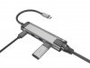 Natec Stacja dokująca Multi Port Fowler Go USB-C - Hub 2x USB 3.0, HDMI 4K, USB-C PD, RJ45