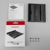 AXAGON RHD-125B Ramka metalowa do montażu 1x 2.5 HDD w pozycji 3.5 Czarna
