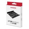 AXAGON RHD-125B Ramka metalowa do montażu 1x 2.5 HDD w pozycji 3.5 Czarna