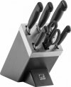 Zwilling Zestaw 5 noży w bloku Four Star, szary