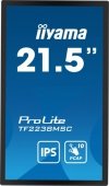 IIYAMA Monitor wielkoformatowy 21.5 cala TF2238MSC-B1 IPS,FHD,DP,HDMI,2x2W,2xUSB,600(cd/m2),  10pkt.7H,IP1X(Front),Pion/Poziom