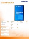 Samsung Monitor profesjonalny KIOSK KM24C 24 cale Matowy, Dotykowa 16h/7 250(cd/m2) 1920 x 1080(FHD) Win10 IoT Celeron 3 lata d2