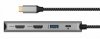 IcyBox Stacja dokująca IB-DK4012-CPD 9w1, 2x HDMI, 4K60Hz, 3xUSB, 100W PD,LAN, Czytnik kart