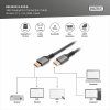 Digitus Kabel połączeniowy PREMIUM DisplayPort 2.1 16K 60Hz DP/DP M/M 1m Czarny