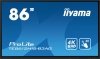 IIYAMA Monitor 85.6 cala ProLite TE8612MIS-B3AG,INFRARED,40pkt,VA,4K, 24/7, 7H, WiFi,VGA, HDMI, USB-c, Bluetooth,metal,8ms, vesa