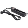 Qoltec Listwa zasilająca PDU do RACK 10 | 1U | 16A | 4xSchuko | 1.8m