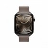Apple Pasek w kolorze szarobrązowym z klamrą nowoczesną do koperty 42 mm - rozmiar L