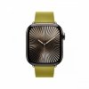 Apple Pasek w kolorze zieleni Chartreuse z klamrą nowoczesną do koperty 42 mm - rozmiar L