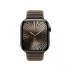Apple Pasek karbowany magnetyczny w kolorze szarobrązowym do koperty 42 mm - rozmiar S/M
