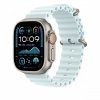 Apple Przedłużka do paska Ocean w kolorze mroźnego błękitu do koperty 49 mm - elementy z tytanu w kolorze naturalnym