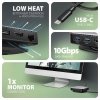 AXAGON HMC-UFO Wieloportowy hub USB 9in1, 10Gbps, 2x USB-A, HDMI 4K/60Hz, M.2 NVMe/SATA, audio, PD 100W, SD/microSD, GLAN, 65cm 