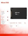 Micron Dysk SSD 7500PRO 1920GB NVMe U.3 15mm Single pack