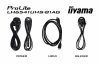 IIYAMA Monitor 65 cali LH6541UHS-B1AG VA,4K,24/7,LAN,USB,HDMI,500cd/m2,     Haze(25%),2x10W,Pion/Poziom