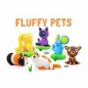 Tm Toys Masa plastyczna Hey Clay Figurka Puchate zwierzaki, Kot Syjamski