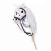 Tootiny Koń na kiju Hobby Horse HOPPIHORSE A3 Leopard - biały, maść tarantowata