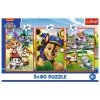 Trefl Puzzle 3x80 elementów Psia zgraja Psi Patrol Paw Patrol