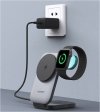 AUKEY LC-MC312 Slim 3w1 ładowarka bezprzewodowa MagSafe Qi2 15W  + ładowarka PD 30W + Etui