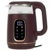Adler Czajnik 1,7l z wyświetlaczem LED, regulacja temperatury  AD 1305 burgundy