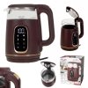 Adler Czajnik 1,7l z wyświetlaczem LED, regulacja temperatury  AD 1305 burgundy