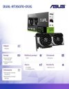 Asus Karta graficzna GeForce RTX 5070 DUAL 12GB GDDR7 192BIT HDMI/3DP