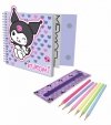 Kids Euroswan Zestaw kreatywny Kuromi Hello Kitty z kredkami