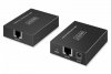 Digitus Przedłużacz (extender) po skrętce kat.6 USB 2.0 do 150m, 4x USB-A do 480 Mbps, 1x RJ45 (Gigabit Ethernet) - zestaw (odbi
