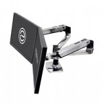 Ergotron LX Dual Side-by-Side Arm - dwu ramienny uchwyt biurkowy na dwa monitory (polerowane aluminium) WYPRZEDAŻ