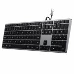 Satechi Slim W3 Wired - klawiatura z układem numerycznym USB-C (space gray)
