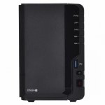 NAS Synology DS224+; Tower; 2x (3.5 SATA HDD); Intel Celeron J4125;,2GB DDR4 (max. 6GB), 2x 1GbE RJ-45