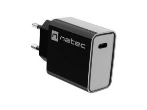 Ładowarka sieciowa Natec Ribera 1x USB-C 20W czarna