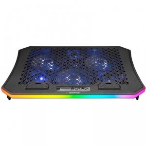 Podstawka chłodząca Rampage AD-RC34 pod laptopa 10-19 LED USB RGB cicha