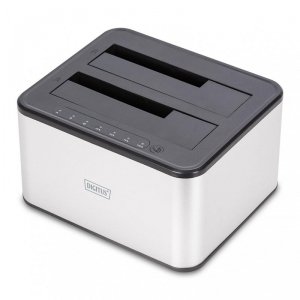 Stacja dokująca DIGITUS USB 3.0 Super Speed do 2x SSD/HDD 2.5/3.5SATA III max. 2x20TB z funkcją klonowania