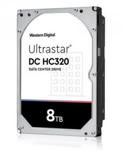 Dysk Western Digital Ultrastar DC HC320 7K8 8TB 3,5 7200 256MB SATA III 512e SE HUS728T8TALE6L4