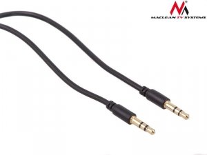 Kabel audio Maclean MCTV-815 miniJack 3,5mm (M) - miniJack 3,5mm (M), 1.5m Czarny