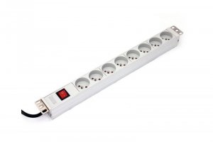 Listwa zasilająca DIGITUS 19, 1U, 8 gniazd, 16A, 1,8m