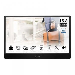 Monitor MSI 15,6 PRO MP161 E2U IPS FHD 60Hz MiniHDMI 2xUSB-C głośniki