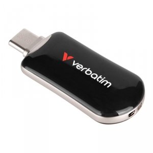 Pendrive Verbatim Plectra 256GB USB-C 3.0 Black