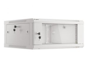 Szafa instalacyjna Rack wisząca 19 4U 600x600 szara Lanberg (flat pack)
