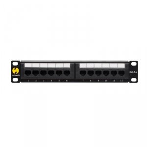 Patch panel 10'' Netrack 12-portów kat. 5e UTP